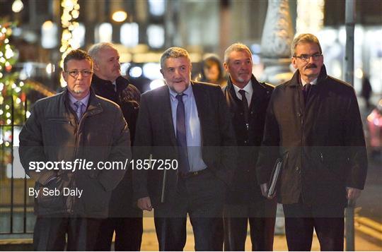 The FAI Board attend a meeting with Minister Ross