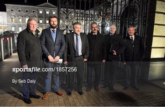 The FAI Board attend a meeting with Minister Ross