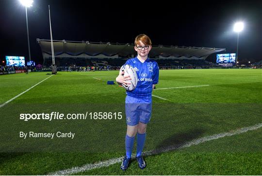 Mascots at Leinster v Ulster - Guinness PRO14 Round 8