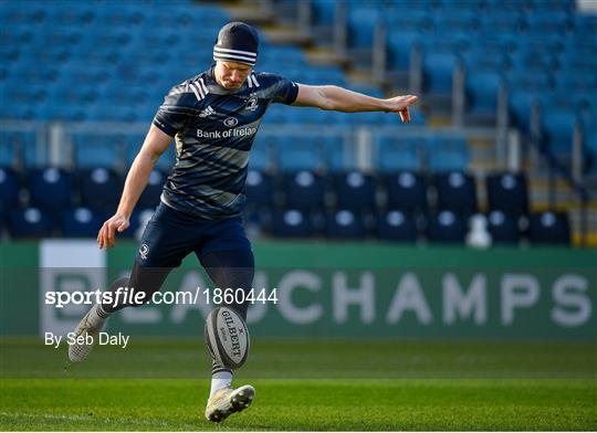 Leinster Rugby Captain's Run and Press Conference