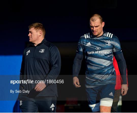 Leinster Rugby Captain's Run and Press Conference