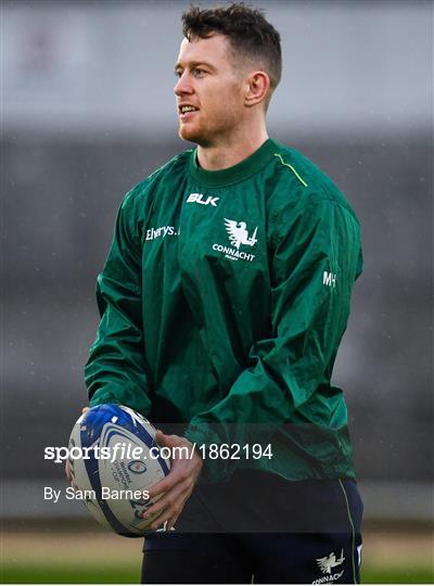 Connacht Rugby Squad Training and Press Conference