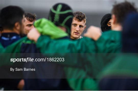 Connacht Rugby Squad Training and Press Conference