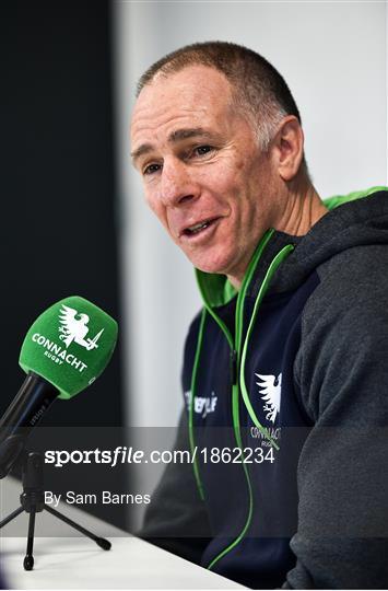 Connacht Rugby Squad Training and Press Conference