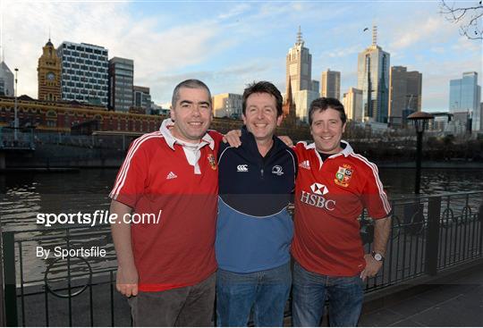 British & Irish Lions Tour 2013 - Fans in Melbourne - Friday 28th June