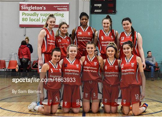 Portlaoise Panthers v Singleton Supervalu Brunell - Hula Hoops U18 Women's National Cup Semi-Final Portlaoise Panthers v Singleton Supervalu Brunell - Hula Hoops U18 Women's National Cup Semi-Final