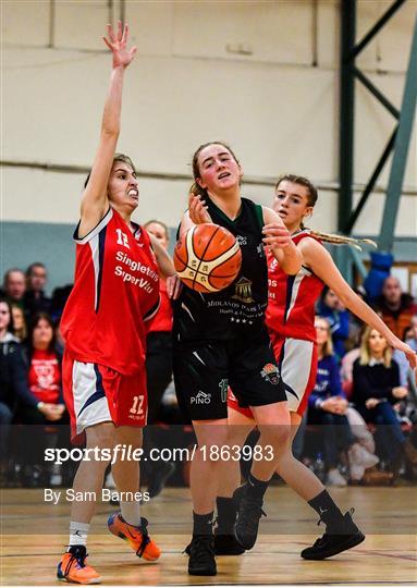 Portlaoise Panthers v Singleton Supervalu Brunell - Hula Hoops U18 Women's National Cup Semi-Final