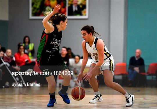 Ulster University v Trinity Meteors - Hula Hoops Women's Division One National Cup Semi-Final