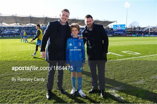 Mascots at Leinster v Lyon - Heineken Champions Cup Pool 1 Round 5