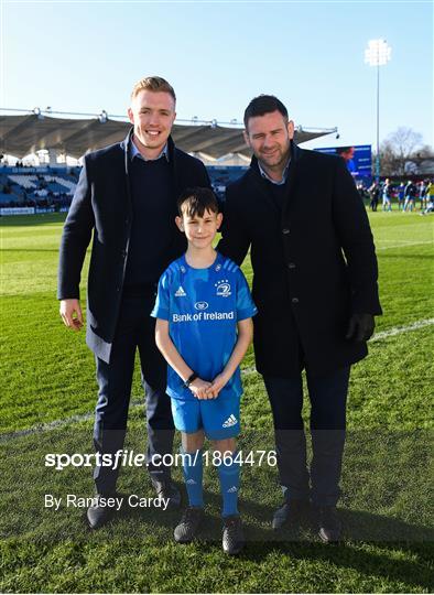 Mascots at Leinster v Lyon - Heineken Champions Cup Pool 1 Round 5