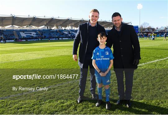 Mascots at Leinster v Lyon - Heineken Champions Cup Pool 1 Round 5