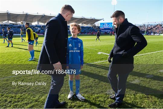 Mascots at Leinster v Lyon - Heineken Champions Cup Pool 1 Round 5