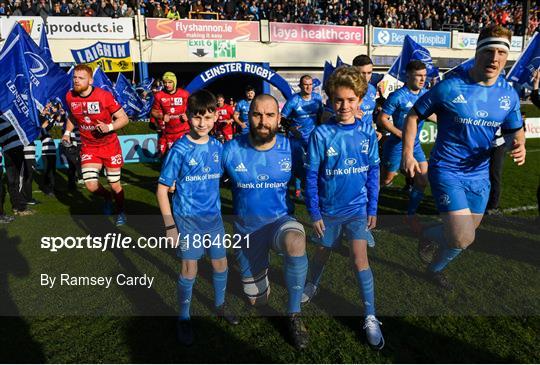 Mascots at Leinster v Lyon - Heineken Champions Cup Pool 1 Round 5