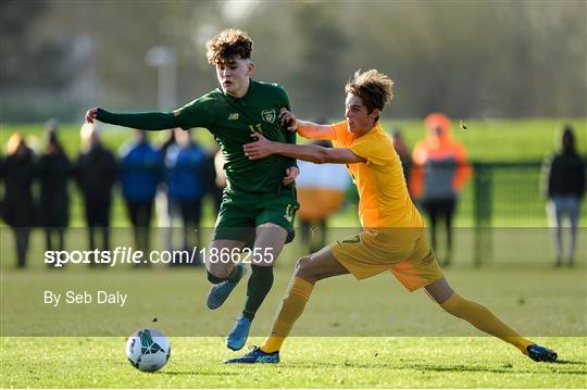 Republic of Ireland U15 v Australia U17 - International Friendly