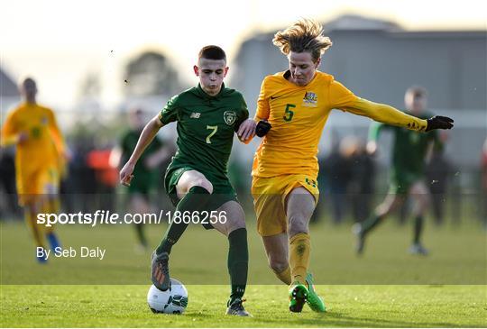 Republic of Ireland U15 v Australia U17 - International Friendly Republic of Ireland U15 v Australia U17 - International Friendly