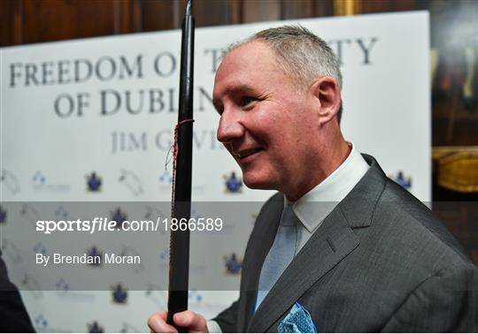 Jim Gavin conferred with Freedom of Dublin City