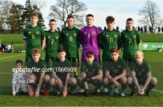 Republic of Ireland U15 v Australia U17 - International Friendly Republic of Ireland U15 v Australia U17 - International Friendly