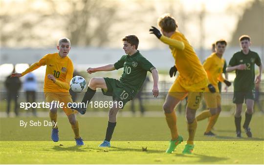 Republic of Ireland U15 v Australia U17 - International Friendly Republic of Ireland U15 v Australia U17 - International Friendly