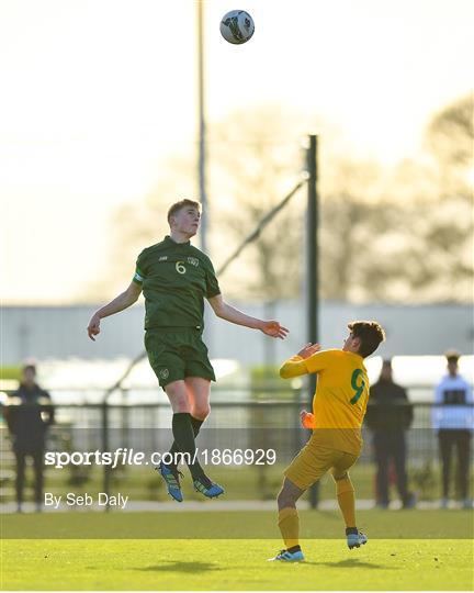 Republic of Ireland U15 v Australia U17 - International Friendly Republic of Ireland U15 v Australia U17 - International Friendly