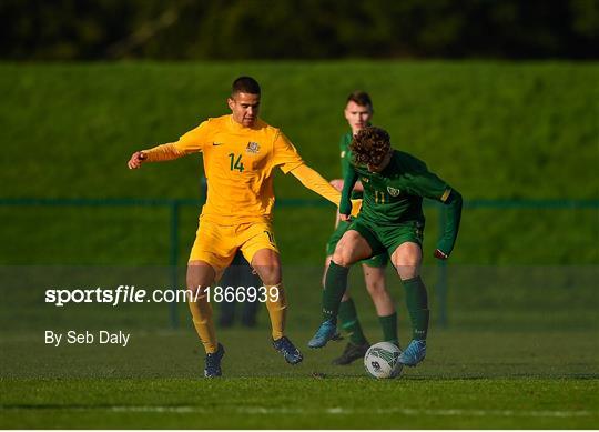 Republic of Ireland U15 v Australia U17 - International Friendly Republic of Ireland U15 v Australia U17 - International Friendly