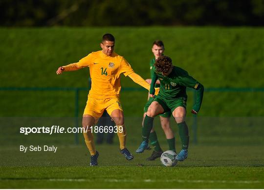 Republic of Ireland U15 v Australia U17 - International Friendly