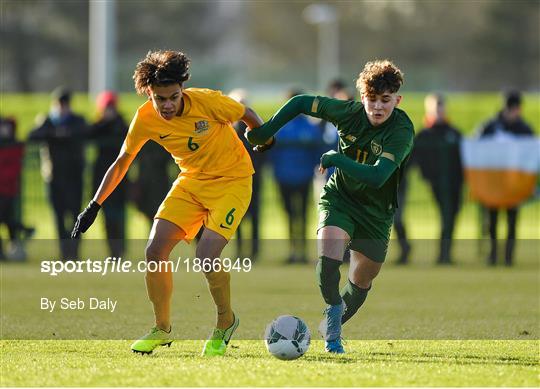 Republic of Ireland U15 v Australia U17 - International Friendly Republic of Ireland U15 v Australia U17 - International Friendly