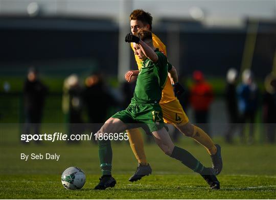 Republic of Ireland U15 v Australia U17 - International Friendly Republic of Ireland U15 v Australia U17 - International Friendly