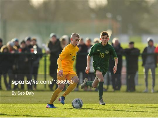 Republic of Ireland U15 v Australia U17 - International Friendly