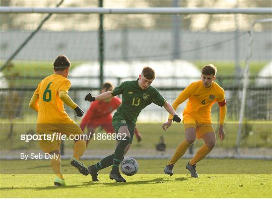 Republic of Ireland U15 v Australia U17 - International Friendly