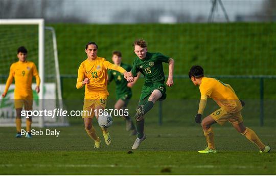 Republic of Ireland U15 v Australia U17 - International Friendly Republic of Ireland U15 v Australia U17 - International Friendly