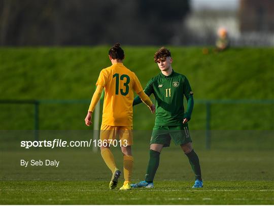 Republic of Ireland U15 v Australia U17 - International Friendly Republic of Ireland U15 v Australia U17 - International Friendly