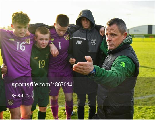 Republic of Ireland U15 v Australia U17 - International Friendly Republic of Ireland U15 v Australia U17 - International Friendly