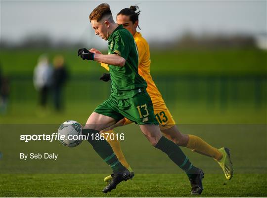 Republic of Ireland U15 v Australia U17 - International Friendly