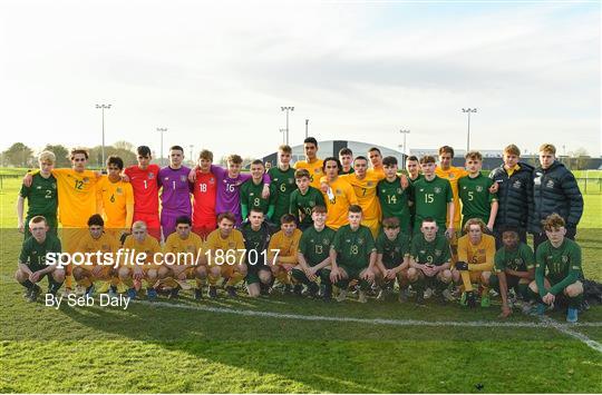 Republic of Ireland U15 v Australia U17 - International Friendly Republic of Ireland U15 v Australia U17 - International Friendly