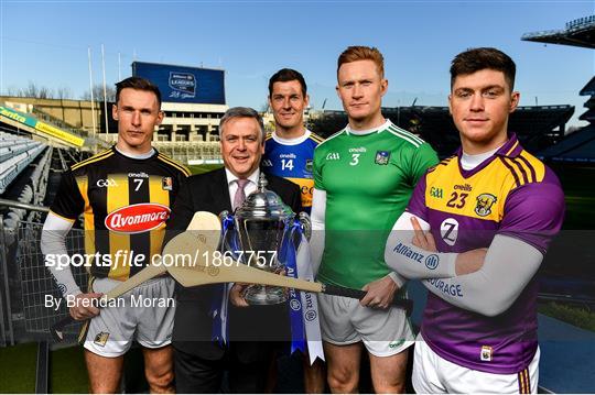 Allianz Hurling League 2020 Launch Allianz Hurling League 2020 Launch