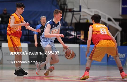 Coláiste Cholmcille, Ballyshannon v Castletroy College - Basketball Ireland U16 B Boys Schools Cup Final Coláiste Cholmcille, Ballyshannon v Castletroy College - Basketball Ireland U16 B Boys Schools Cup Final