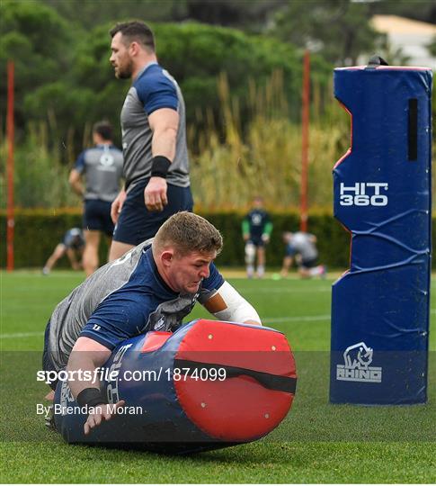 Ireland Rugby Squad Training and Press Conference