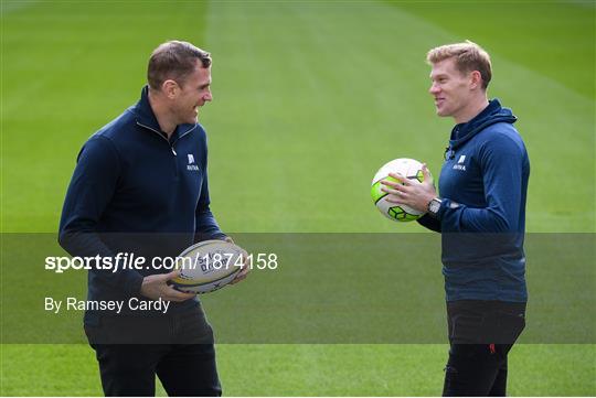 Sporting Legends James McClean and Jamie Heaslip Launch Aviva Sensory Hub in Aviva Stadium Sporting Legends James McClean and Jamie Heaslip Launch Aviva Sensory Hub in Aviva Stadium