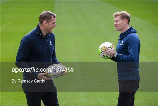 Sporting Legends James McClean and Jamie Heaslip Launch Aviva Sensory Hub in Aviva Stadium