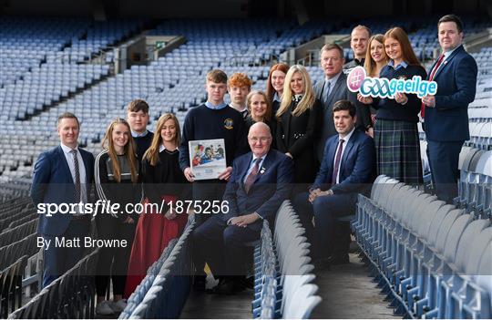 GAA / PDST Future Leaders Leagan Gaeilge Launch