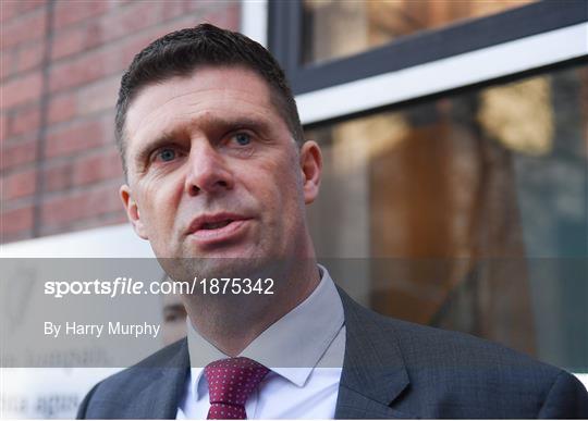Government Officials, FAI, UEFA and Bank of Ireland Meeting Government Officials, FAI, UEFA and Bank of Ireland Meeting