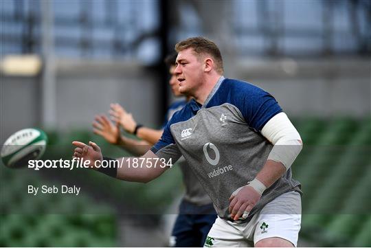 Ireland Rugby Captain's Run and Press Conference