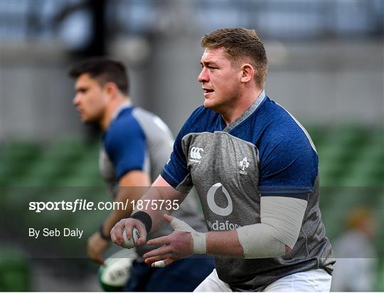 Ireland Rugby Captain's Run and Press Conference