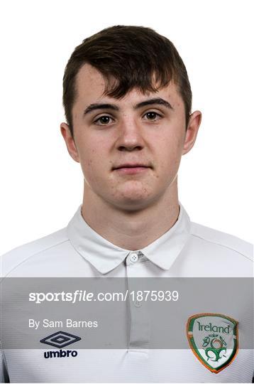 Republic of Ireland U15's Squad Portraits