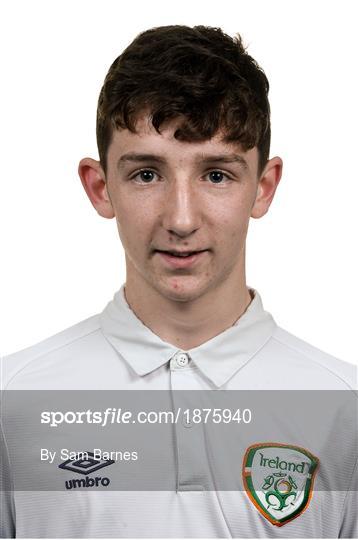 Republic of Ireland U15's Squad Portraits