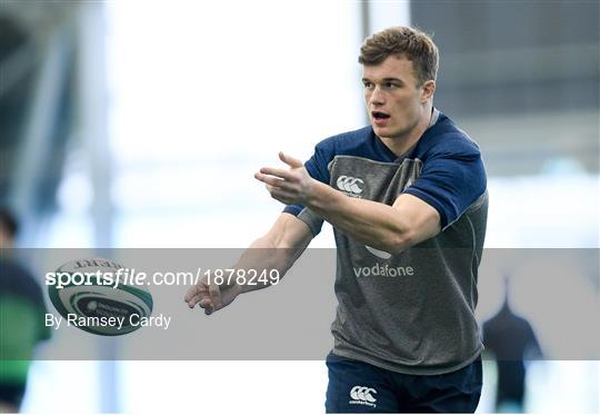 Ireland Rugby Squad Training and Press Conference