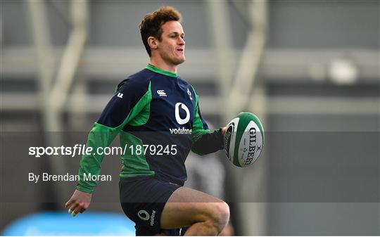 Ireland Rugby Squad Training and Press Conference