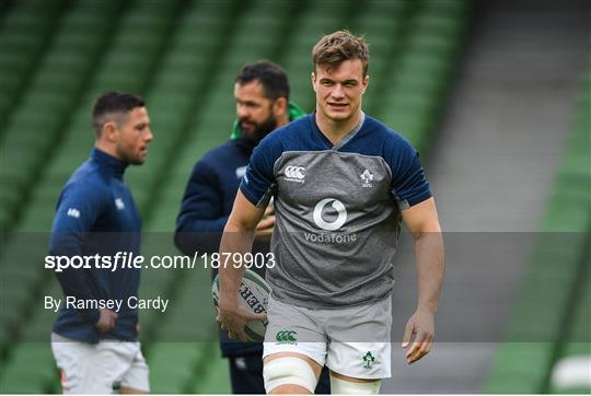 Ireland Rugby Captain's Run and Press Conference