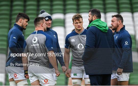 Ireland Rugby Captain's Run and Press Conference