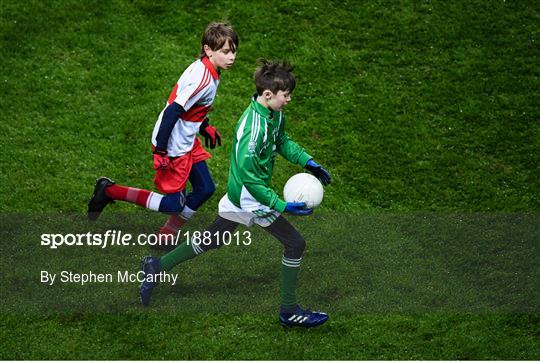 Allianz Cumann na mBunscol Half Time Game at Dublin v Monaghan - Allianz Football League Division 1 Round 3